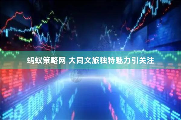 蚂蚁策略网 大同文旅独特魅力引关注
